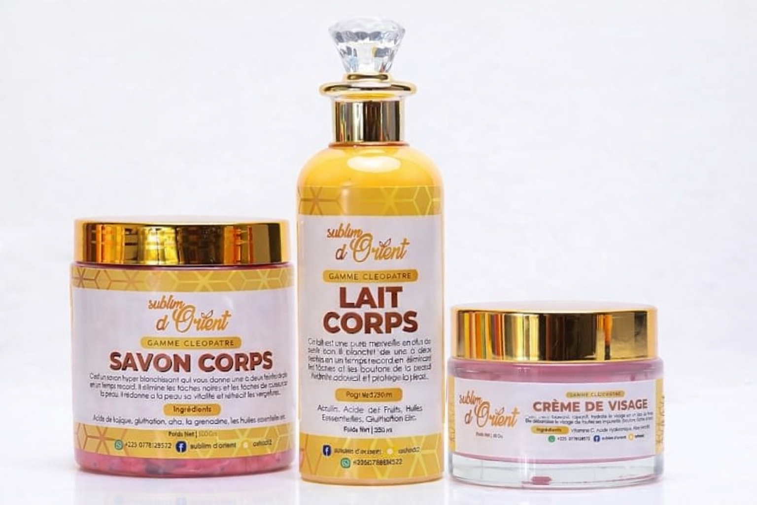 Mini kit gamme blanchissante cleopatre