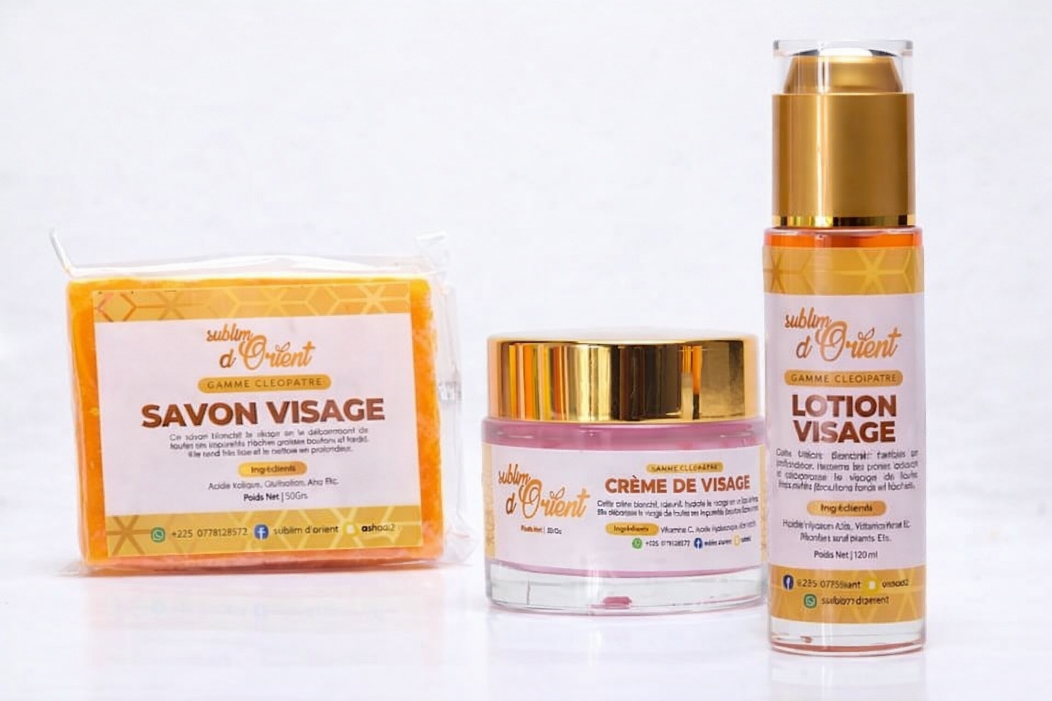 Kit visage gamme cleopatre