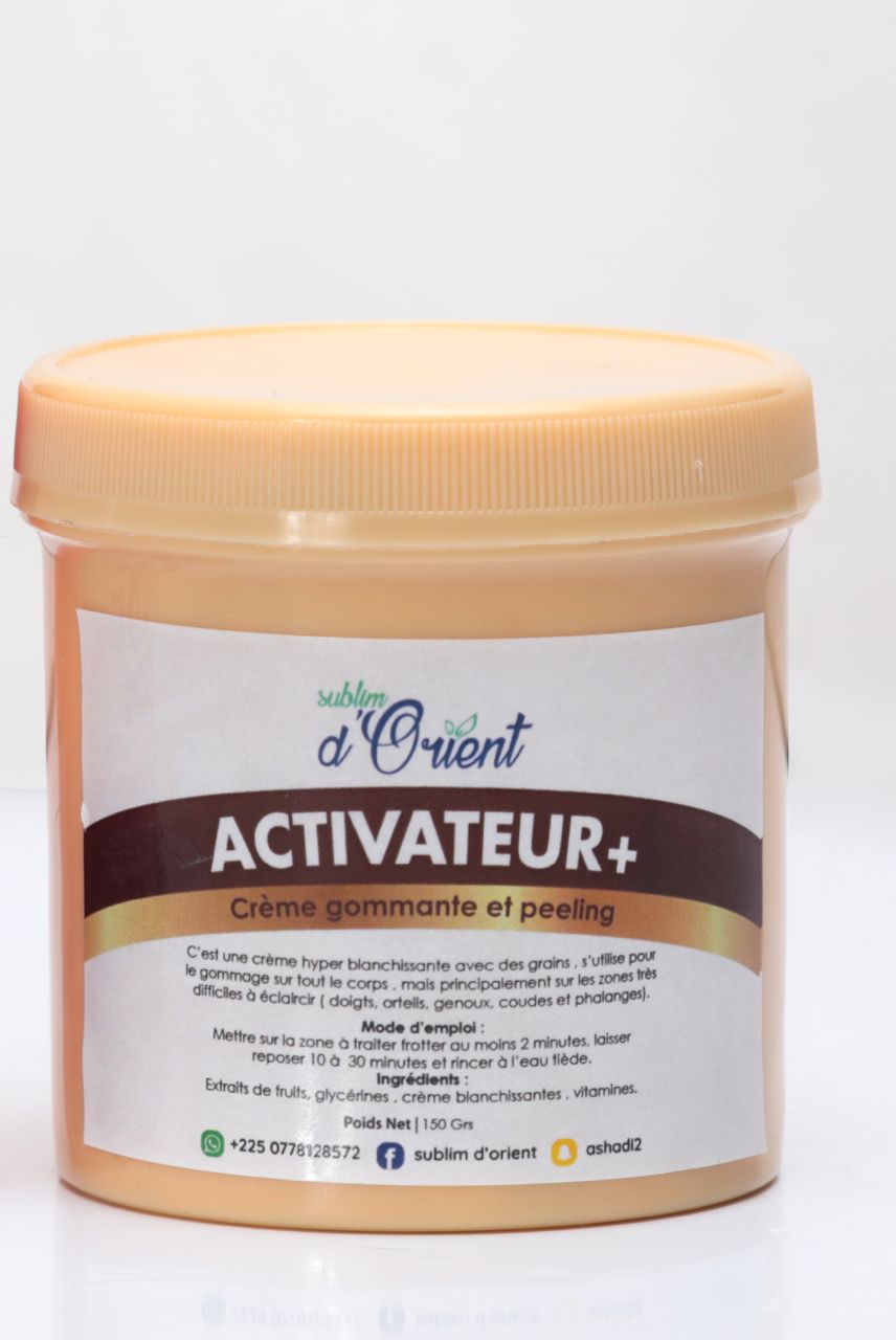 GOMMAGE  DE CORPS BLANCHISSANT ACTIVATEUR +